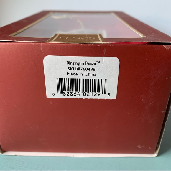 ❗️MOVING SALE❗️ LENOX “Ringing in Peace” Angel Ornament - Picture 8 of 10